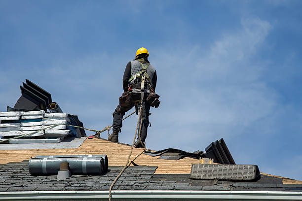 Professional Gutter Installation technician working in Northwood, OH
